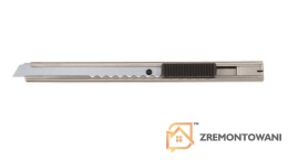 Nożyk z wysuwanym ostrzem łamanym 9 mm metalowy Tajima