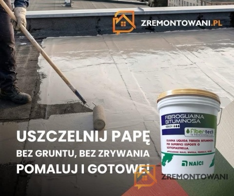 FIBROGUAINA BITUMINOSA uszczelnienie na papę bez gruntowania