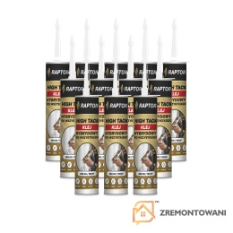 Klej montażowy HIGH TACK RAPTOR 290ml ZESTAW 12szt