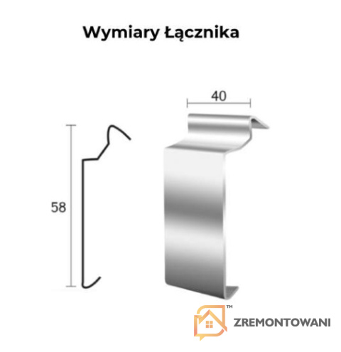 Łączniki PRIAMY / FLEXI - wymiary Łączniki PRIAMY / FLEXI - wymiary