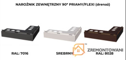 Narożnik zewnętrzny PRIAMY / FLEXI 90