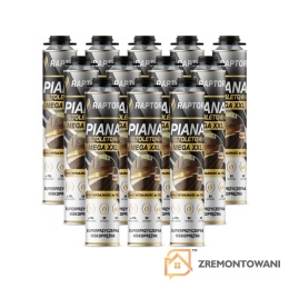 Piana montażowa MEGA RAPTOR 850ml 70L ZESTAW 12szt