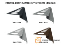 Profil okapowy DRIP drenaż - prosty 2,5mb