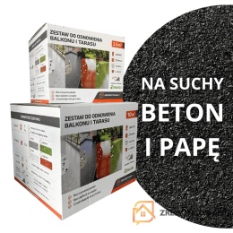 Żywica na balkon - zestaw NA SUCHE podłoża
