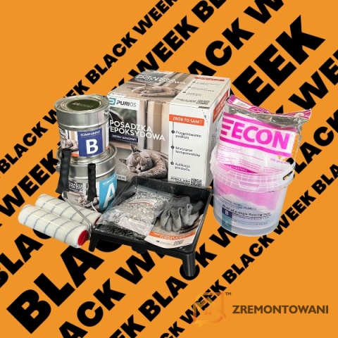 Żywica z płatkami do garażu - zestaw na 20m2 OFERTA SPECJALNA