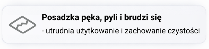 Posadzka pęka i się brudzi