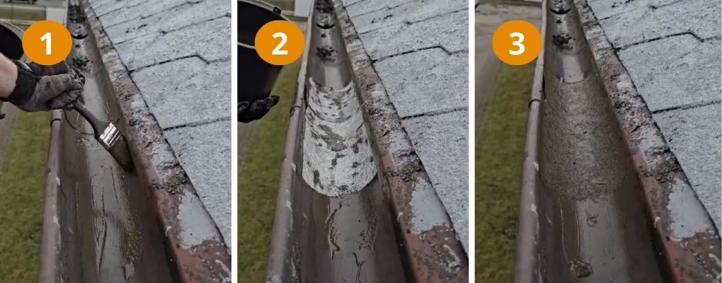 Naprawa rynny w 3 krokach